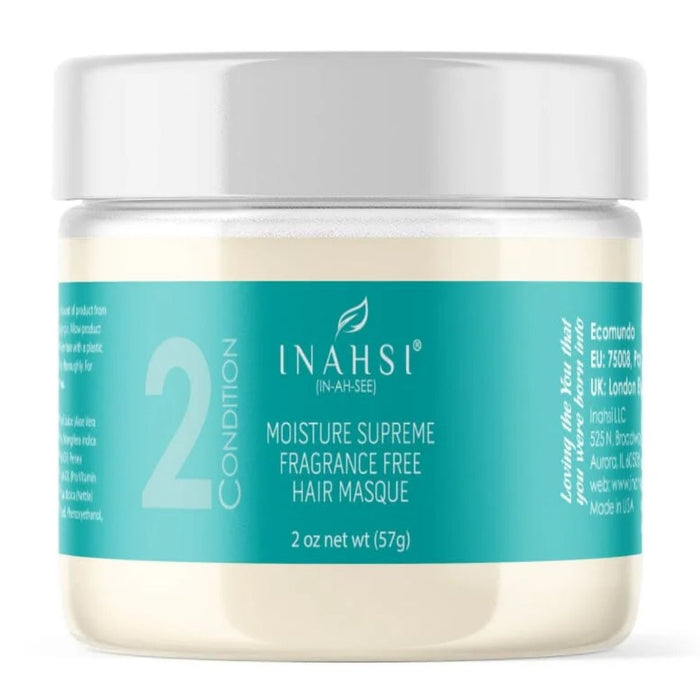 Masque capillaire sans parfum Moisture Supreme d'Inahsi Naturals 57 g