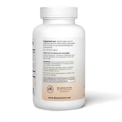 Bounce Curl Hair Vitamins with Nigella Sativa - 60 Capsules - Curly Stop