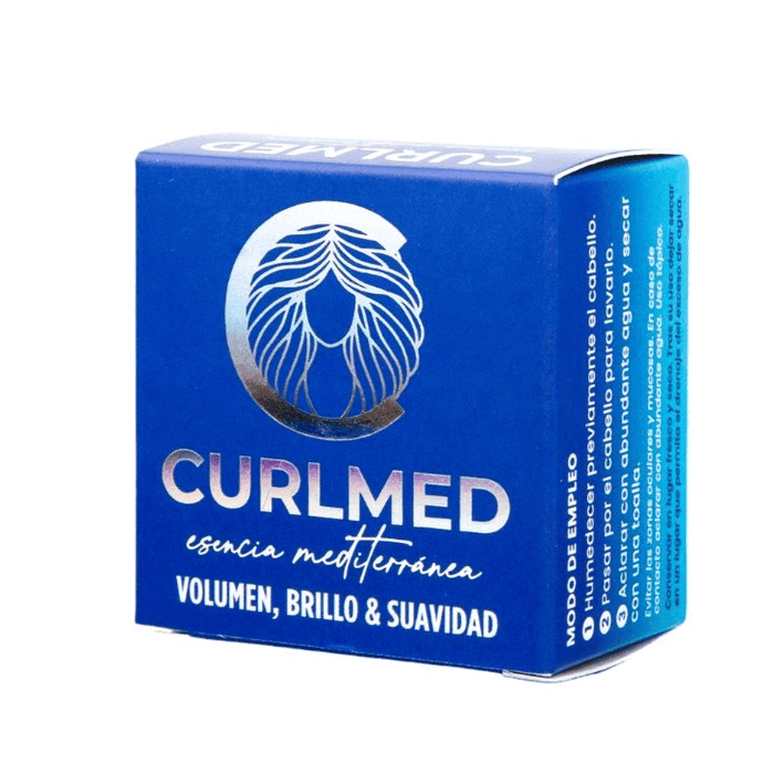CurlMed Champú Sólido Volumen, Brillo y Suavidad - Curly Stop