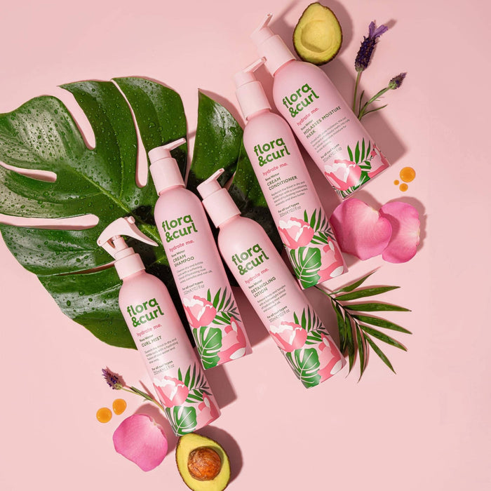Flora & Curl Hydrate Me Rose Water Detangling Lotion 300ml - Curly Stop