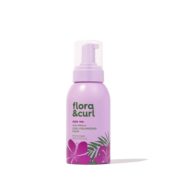 Flora & Curl Style Me Sweet Hibiscus Curl Volumizing Foam 300ml - Curly Stop