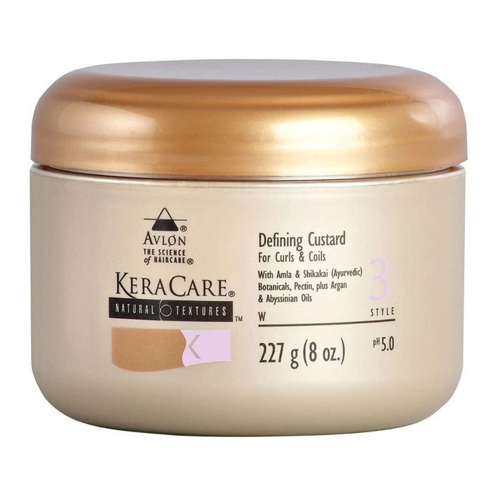 KeraCare Natural Textures Defining Custard 227g - Curly Stop