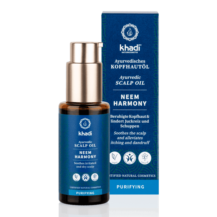 Khadi Ayurvedic Scalp Oil Neem Harmony 50ml - Curly Stop