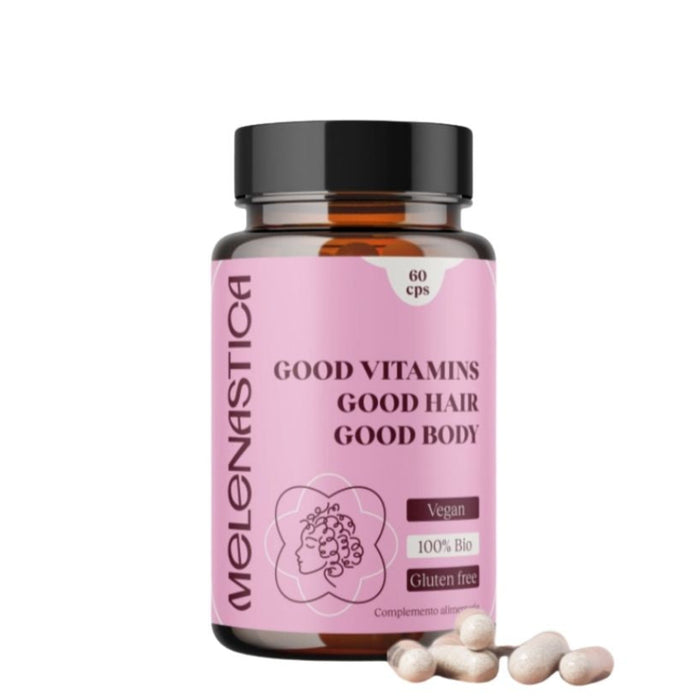 Melenastica Good Vitamins Good Hair Good Body 60cps - Curly Stop