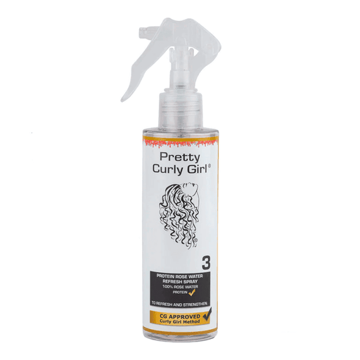 Pretty Curly Girl Protein Rose Water Refresh Spray 200ml - Curly Stop