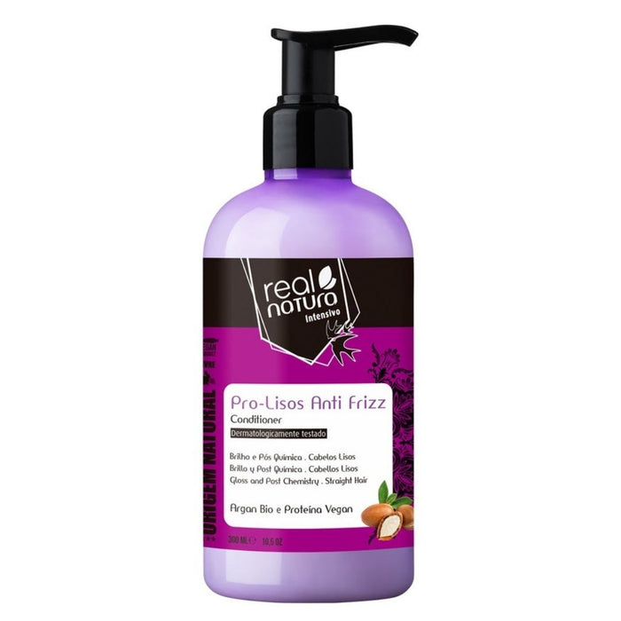 Real Natura Pro- Lisos Anti Frizz Acondicionador 300ml - Curly Stop