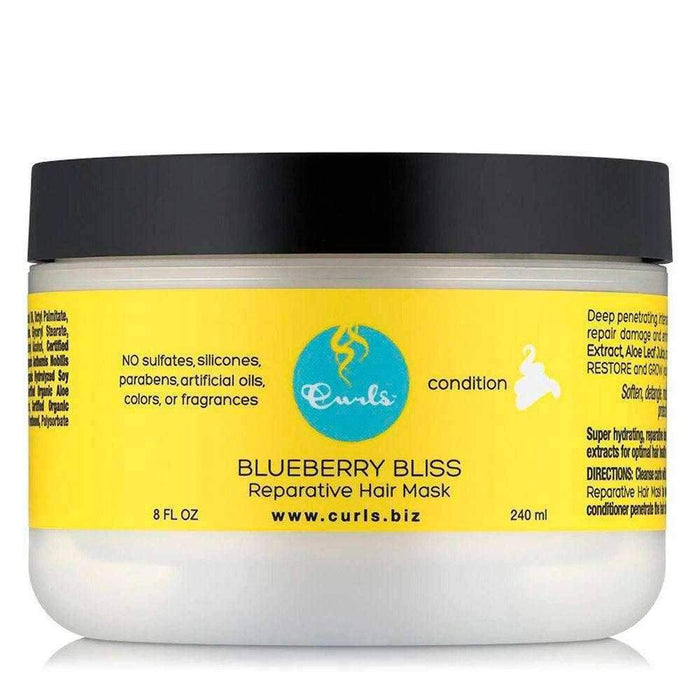 Curls Blueberry Bliss Reparative Hair Mask 240ml - Curly Stop