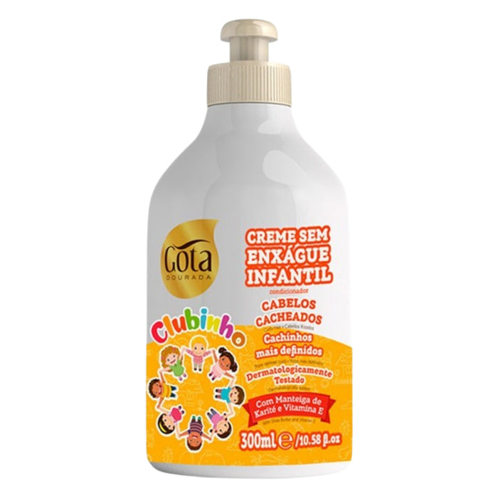 Gota Dourada Creme Pentear Clubinho Cacheados 300ml