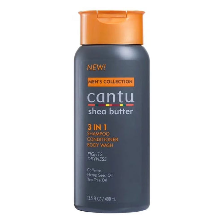 Cantu Mens 3in 1 Shampoo/C Bodywash 13.5oz