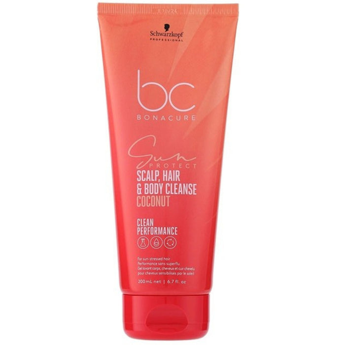 Schwarzkopf BC Sun Protect Scalp, Hair & Body Cleanse Coconut 200ml