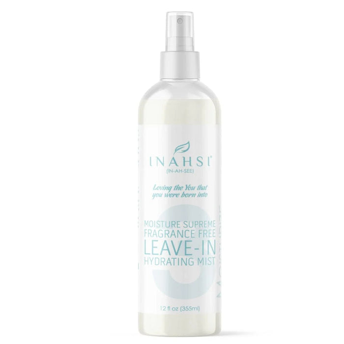 Brume sans rinçage sans parfum Moisture Supreme d'Inahsi Naturals 57 g