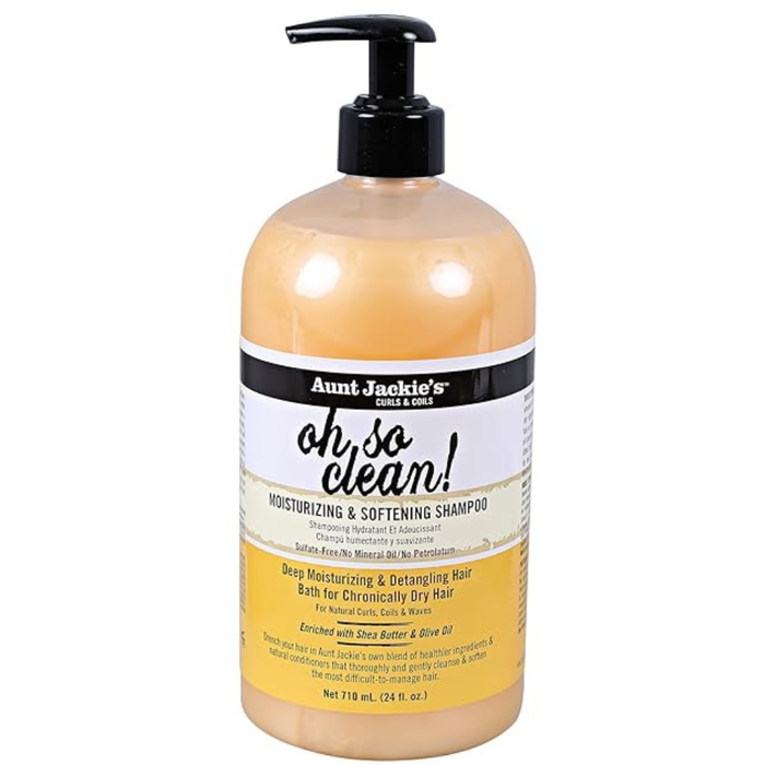 Aunt Jackie's Oh So Clean Moist and Soft Shampoo 355ml