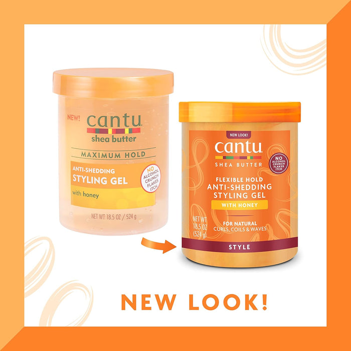 Cantu Maximum Hold Anti-Shedding Styling Honey Gel 524g