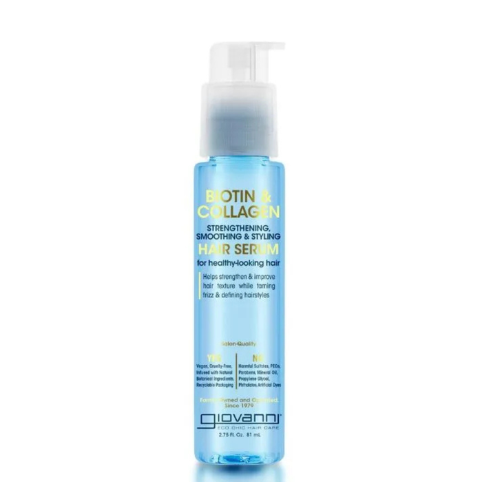 Giovanni Biotin and Collagen Strengthening Smooting and Styling Hair Sérum 81ml