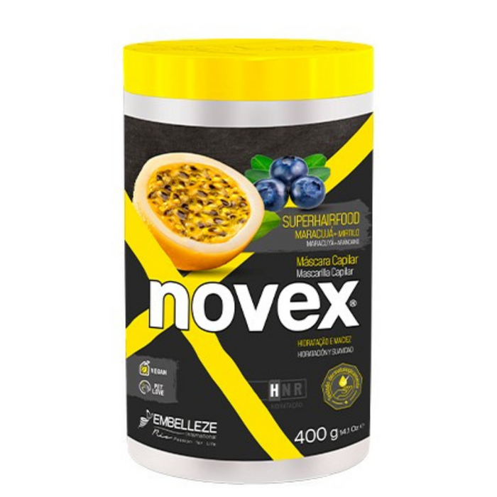 Novex Superfood Passion Fruit & Blueberry Deep Hair Mask 400g