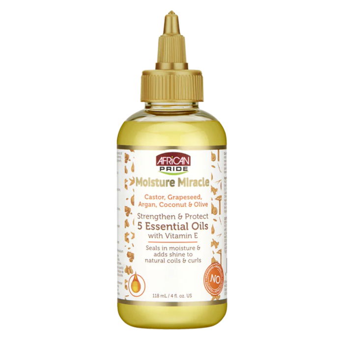African Pride Moisture Miracle 5 Essential Oils 119ml