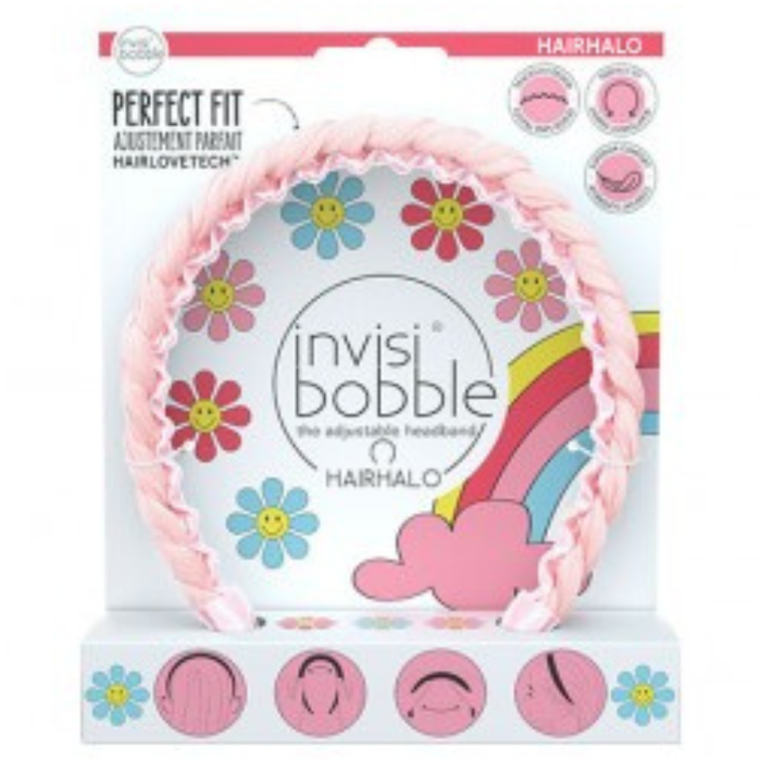 Invisibobble Hairhalo Eat, Pink, and Be Merry