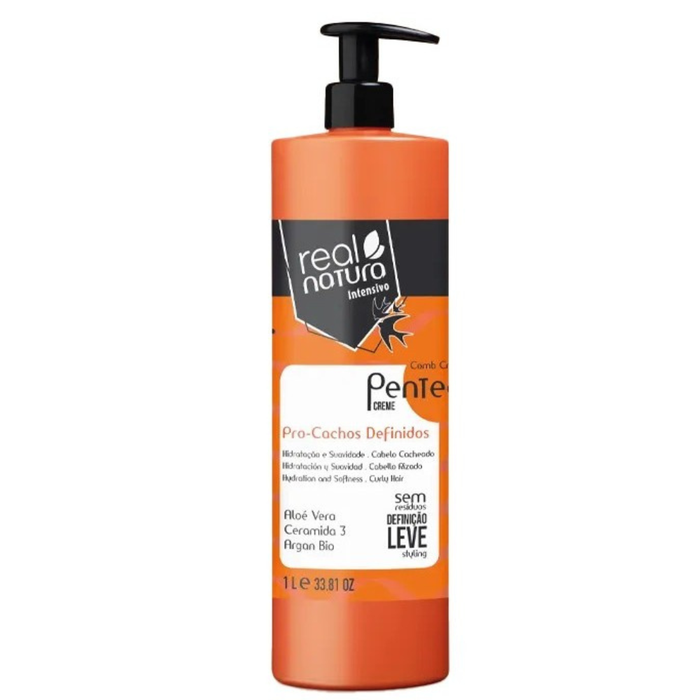 Real Natura Creme de Pentear Pro-Cachos Definidos 1000ml