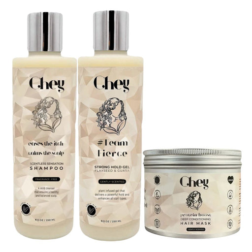 Chey Hair Care Balanced Routine Trio. - Curly Stop