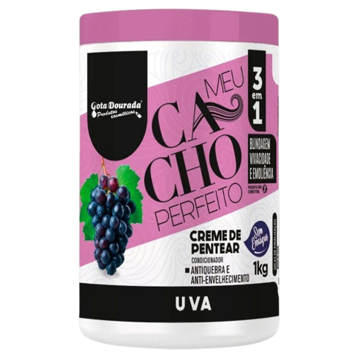 Gota Dourada Cr. Pent. Meu Cacho Perfeito Uva 1kg