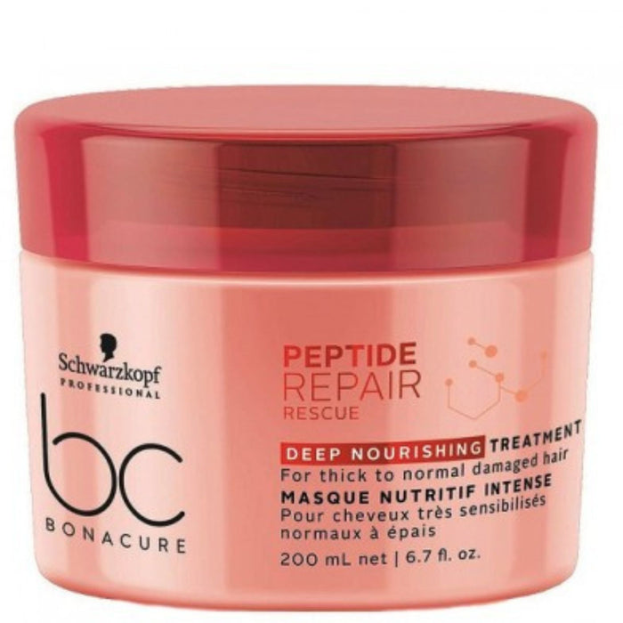 Schwarzkopf Bc Peptide Repair Rescue Tratamiento Nutritivo Intenso 200Ml