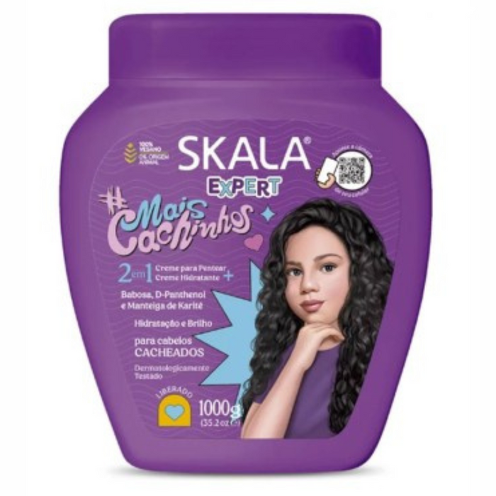 Skala Cr Cond Mais Cachinhos 1000ml