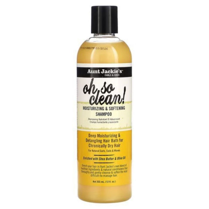Aunt Jackie's Oh So Clean Moist and Soft Shampoo 355ml