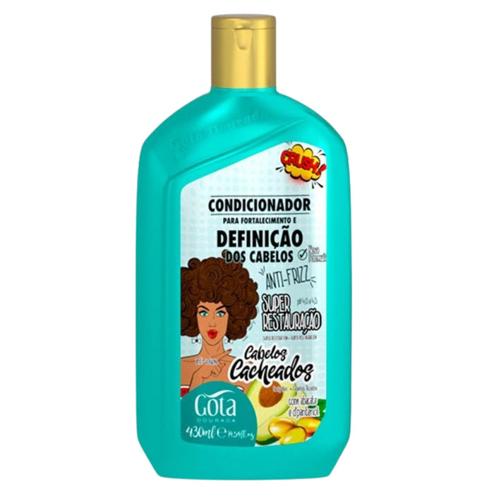 Gota Dourada Condicionador Fortalecimento Cacheados 430ml
