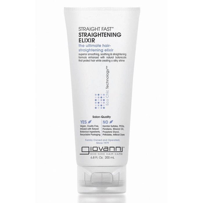 Giovanni Straight Fast Straightening Elixir 250ml - Curly Stop