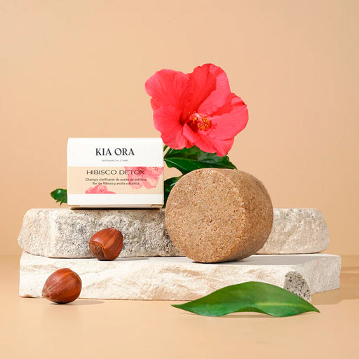 Kia Ora Champú Sólido Hibisco Detox 85gr - Curly Stop