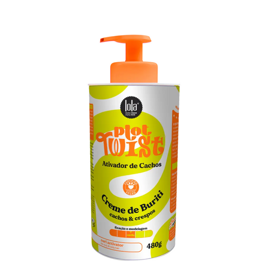 Lola Cosmetics Plot Twist Ativador De Cachos Creme de Buriti 480ml - Curly Stop