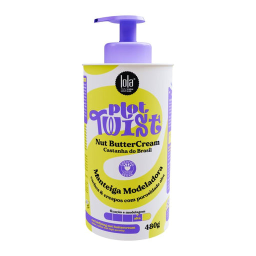 Lola Cosmetics Plot Twist Nut Butter Cream Manteiga Modeladora 480g - Curly Stop