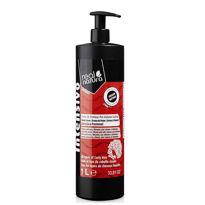 Real Natura Creme de Pentear Pro-Volume Cachos 1L - Curly Stop