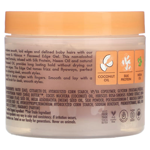 Shea Moisture Cocconut & Hibiscuss Edge Gel 103ml - Curly Stop