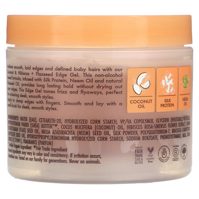 Shea Moisture Cocconut & Hibiscuss Edge Gel 103ml - Curly Stop
