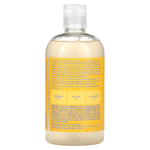 Shea Moisture Low Porosity Weightless Champú 384ml - Curly Stop