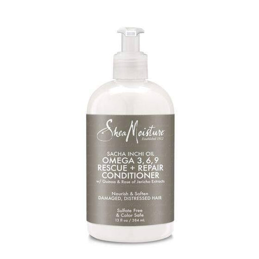 Shea Moisture Sacha Inchi Oil Omega 3, 6, 9 Rescue + Repair Conditioner 384ml - Curly Stop
