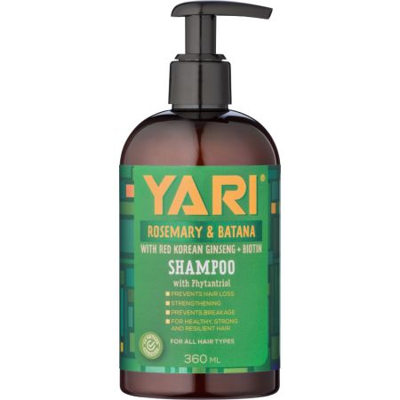 Yari Rosemary & Batana Shampoo 360ml - Curly Stop